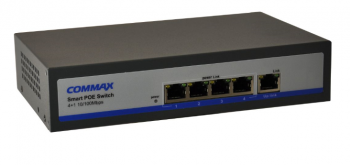 Switch 5 portów 10/100Mb/s (4 x PoE + 1 x UPLINK), z automatyczną negocjacją , COMMAX CIOT-H4L2 COMMAX